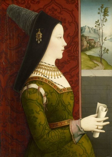 Mary of Burgundy,  ca. 1475-1500, attributed to Niklas Reiser fl. (1498-1512)  Kunsthistorisches Museum, Wien GG 4400